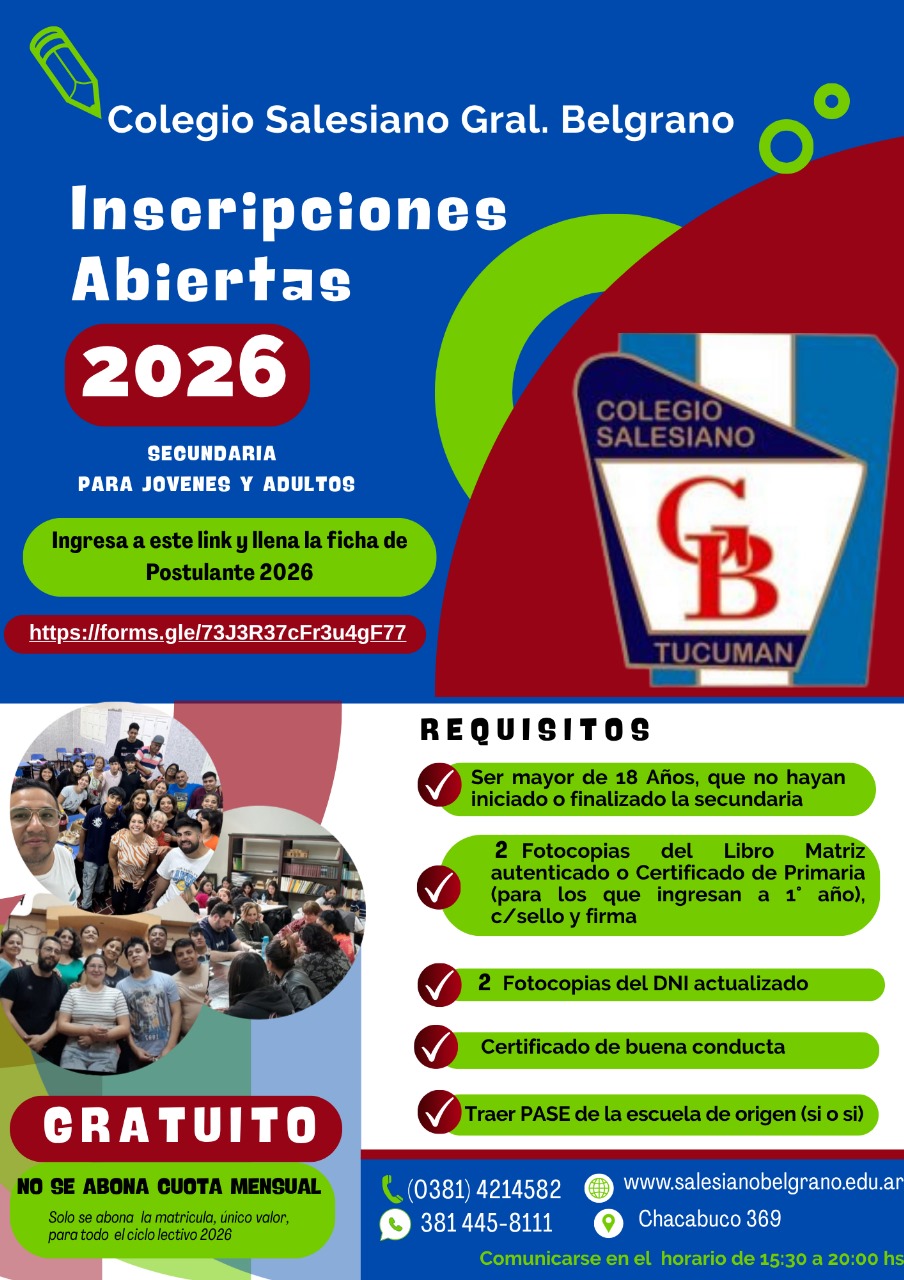 Secundaria para Jóvenes y Adultos 